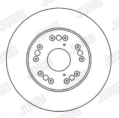 561644J JURID Тормозной диск