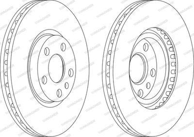 WGR07601 WAGNER Тормозной диск