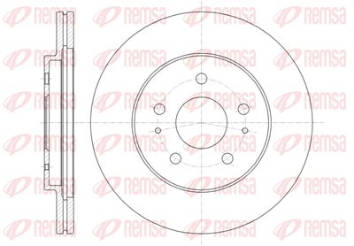 6135610 REMSA Тормозной диск
