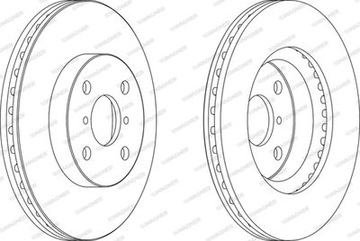 WGR15871 WAGNER Тормозной диск