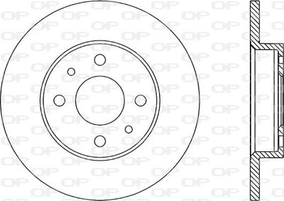 BDR114410 OPEN PARTS Тормозной диск