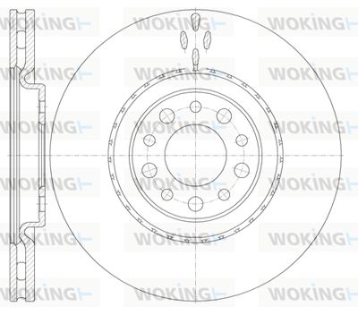 D696510 WOKING Тормозной диск