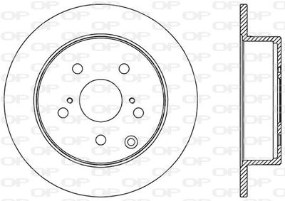 BDA258110 OPEN PARTS Тормозной диск