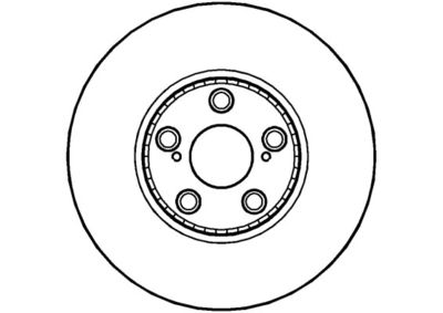 NBD1308 NATIONAL Тормозной диск