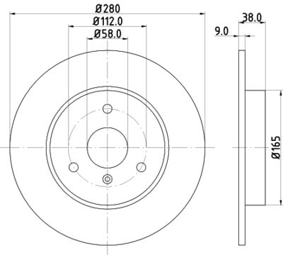 PCD18942 DON Тормозной диск