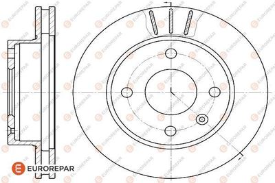 1618875580 EUROREPAR Тормозной диск