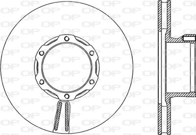 BDA170220 OPEN PARTS Тормозной диск