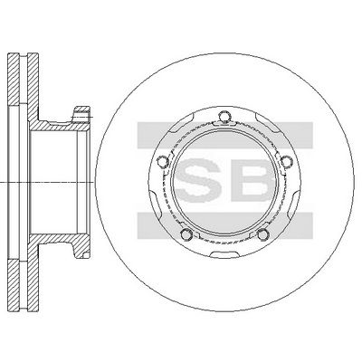 SD2052 Hi-Q Тормозной диск