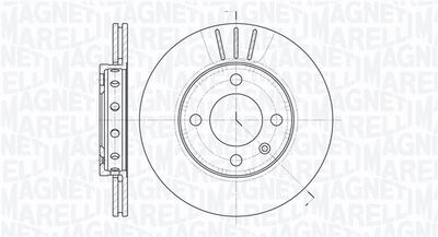 361302040224 MAGNETI MARELLI Тормозной диск