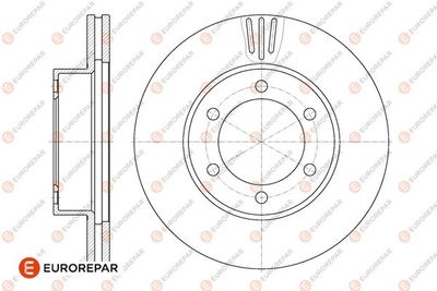 1667867380 EUROREPAR Тормозной диск