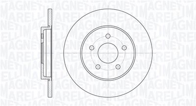 361302040201 MAGNETI MARELLI Тормозной диск