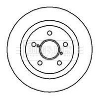 BBD4137 BORG & BECK Тормозной диск