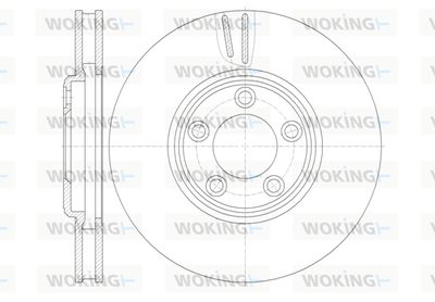 D683610 WOKING Тормозной диск