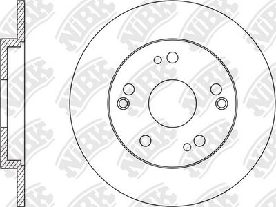 RN1599 NiBK Тормозной диск