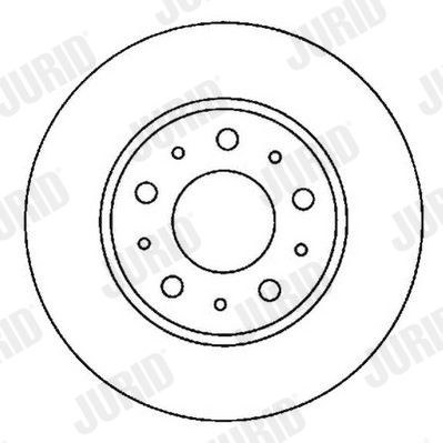 561866J JURID Тормозной диск