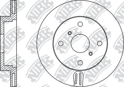 RN1483 NiBK Тормозной диск