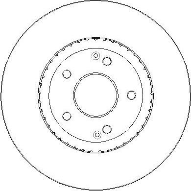 NBD2101 NATIONAL Тормозной диск