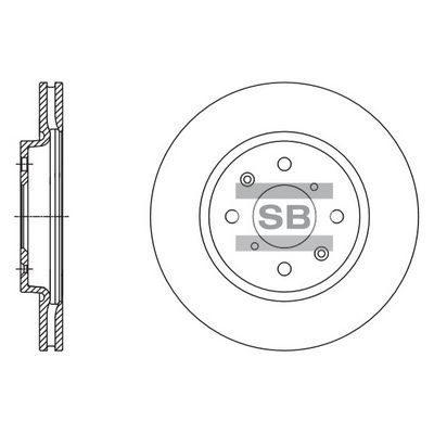 SD4804 Hi-Q Тормозной диск