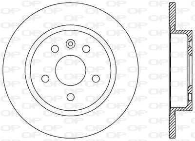 BDR253710 OPEN PARTS Тормозной диск