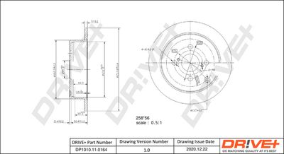 DP1010110164 Dr!ve+ Тормозной диск