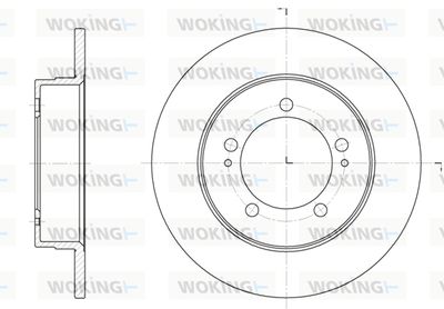 D691800 WOKING Тормозной диск