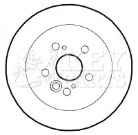 KBD4363 KEY PARTS Тормозной диск