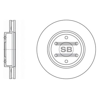 SD4213 Hi-Q Тормозной диск