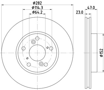 ND8027K NISSHINBO Тормозной диск