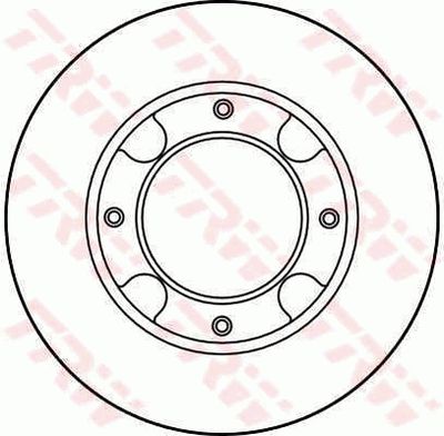 DF1970 TRW Тормозной диск