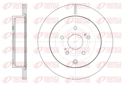 6141610 REMSA Тормозной диск
