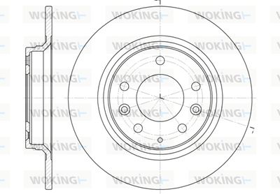 D688100 WOKING Тормозной диск