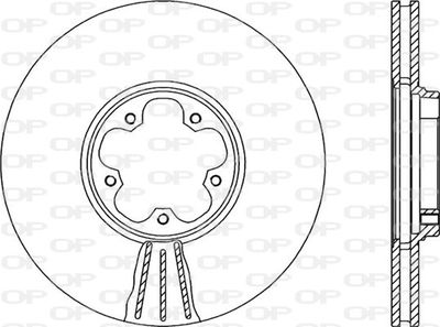 BDA194620 OPEN PARTS Тормозной диск