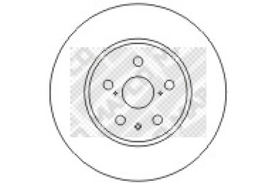 25560 MAPCO Тормозной диск