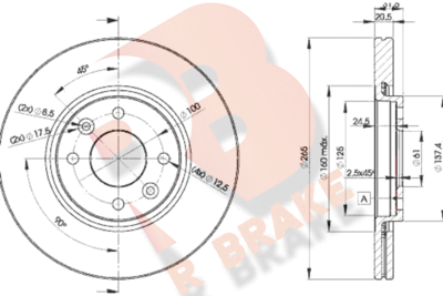 78RBD24193 R BRAKE Тормозной диск