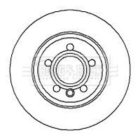 BBD4278 BORG & BECK Тормозной диск