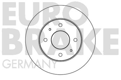 5815203008 EUROBRAKE Тормозной диск