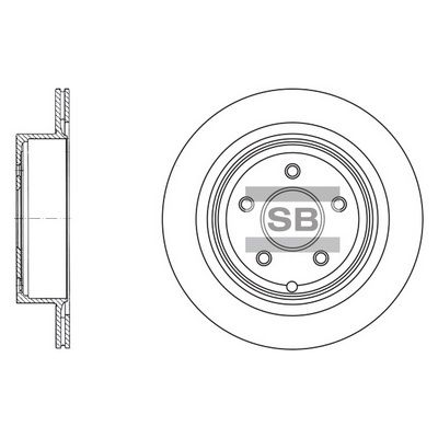 SD4209 Hi-Q Тормозной диск