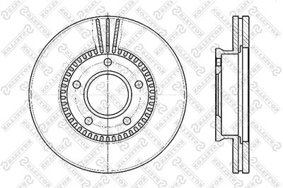 60203243VSX STELLOX Тормозной диск