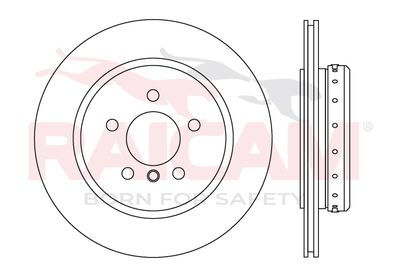 RD01525 RAICAM Тормозной диск