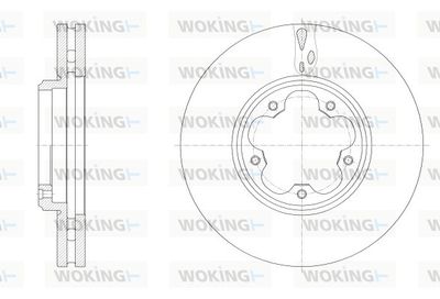 D6254710 WOKING Тормозной диск