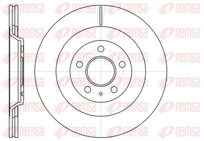 6126710 REMSA Тормозной диск