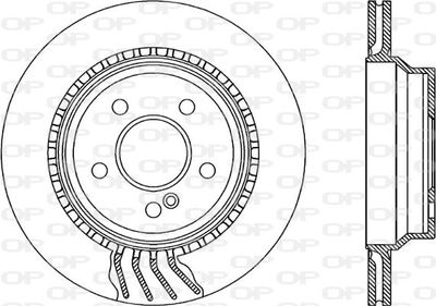 BDR199620 OPEN PARTS Тормозной диск