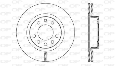 BDA272420 OPEN PARTS Тормозной диск