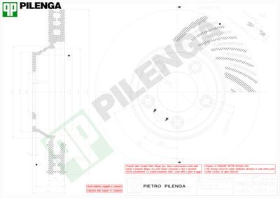 V857L PILENGA Тормозной диск