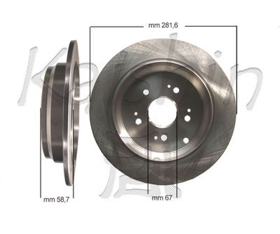 CBR363 KAISHIN Тормозной диск