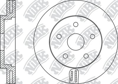RN1196 NiBK Тормозной диск