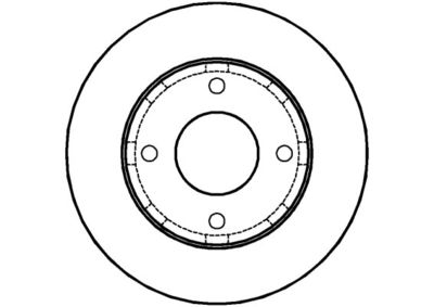 NBD1400 NATIONAL Тормозной диск