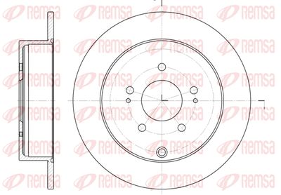 699700 REMSA Тормозной диск
