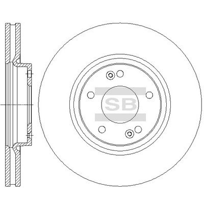 SD1105 Hi-Q Тормозной диск
