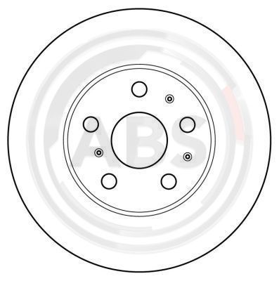 16021 A.B.S. Тормозной диск